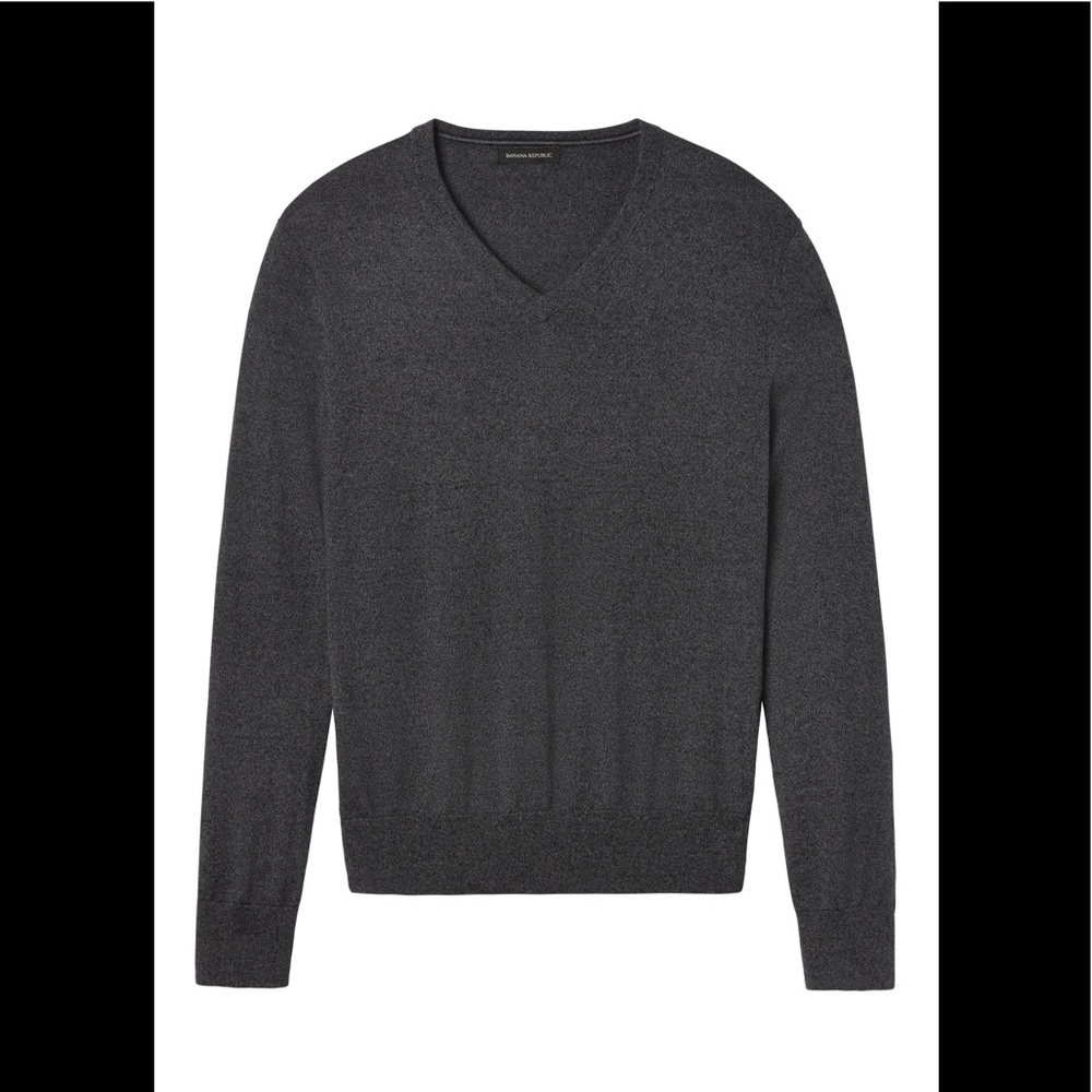 Cashmere - V- Neck Sweater.